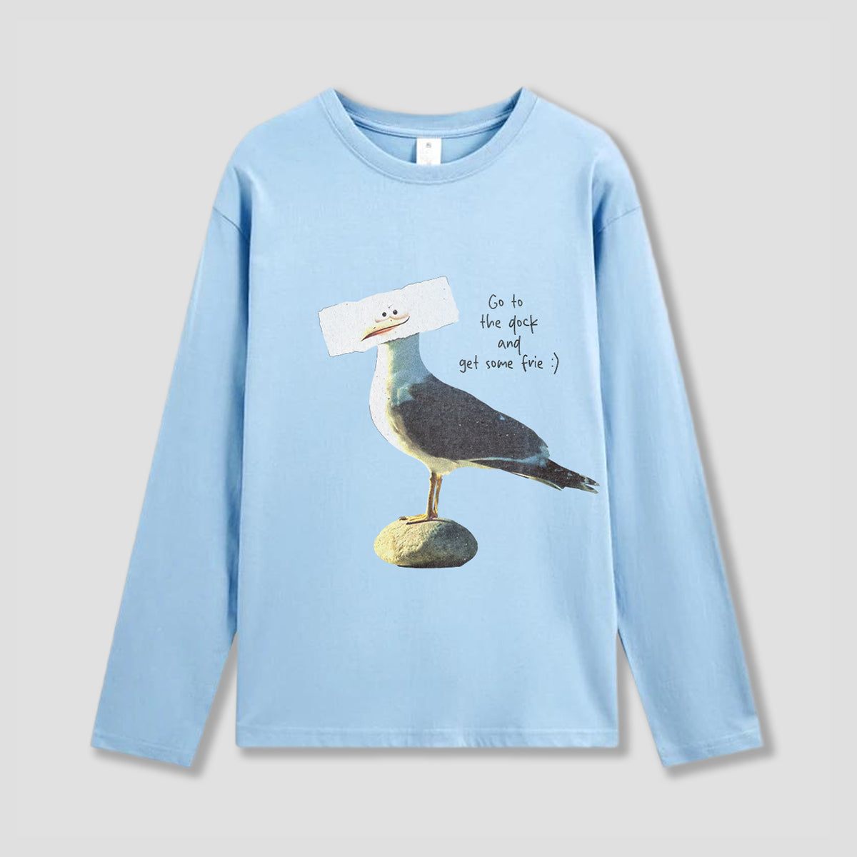 【予約】とりあえずポテト。 シーガルグラフィック ロングスリーブ