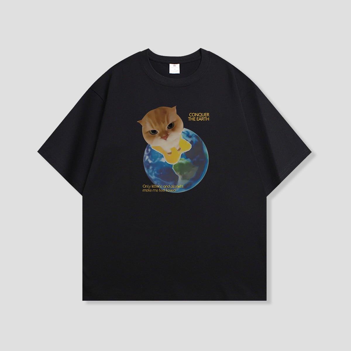 キャットルーラー グラフィックTシャツ