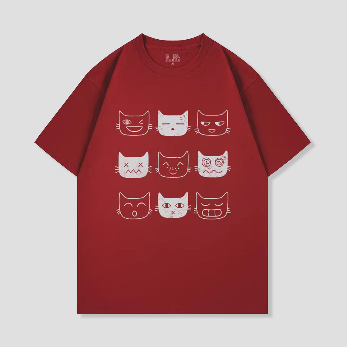 にゃんフェイスTシャツ