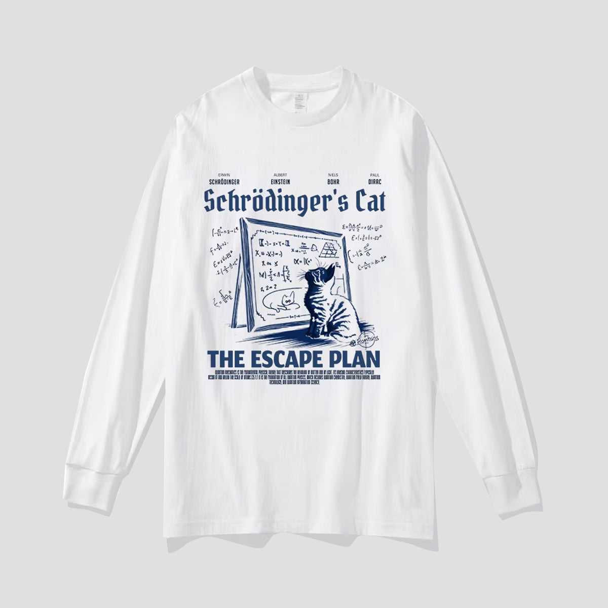 シュレディンガー・キャット ロングスリーブTシャツ