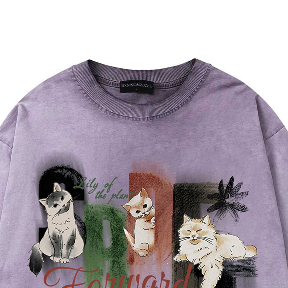フォワードキャット ロングスリーブTシャツ – RakuInk