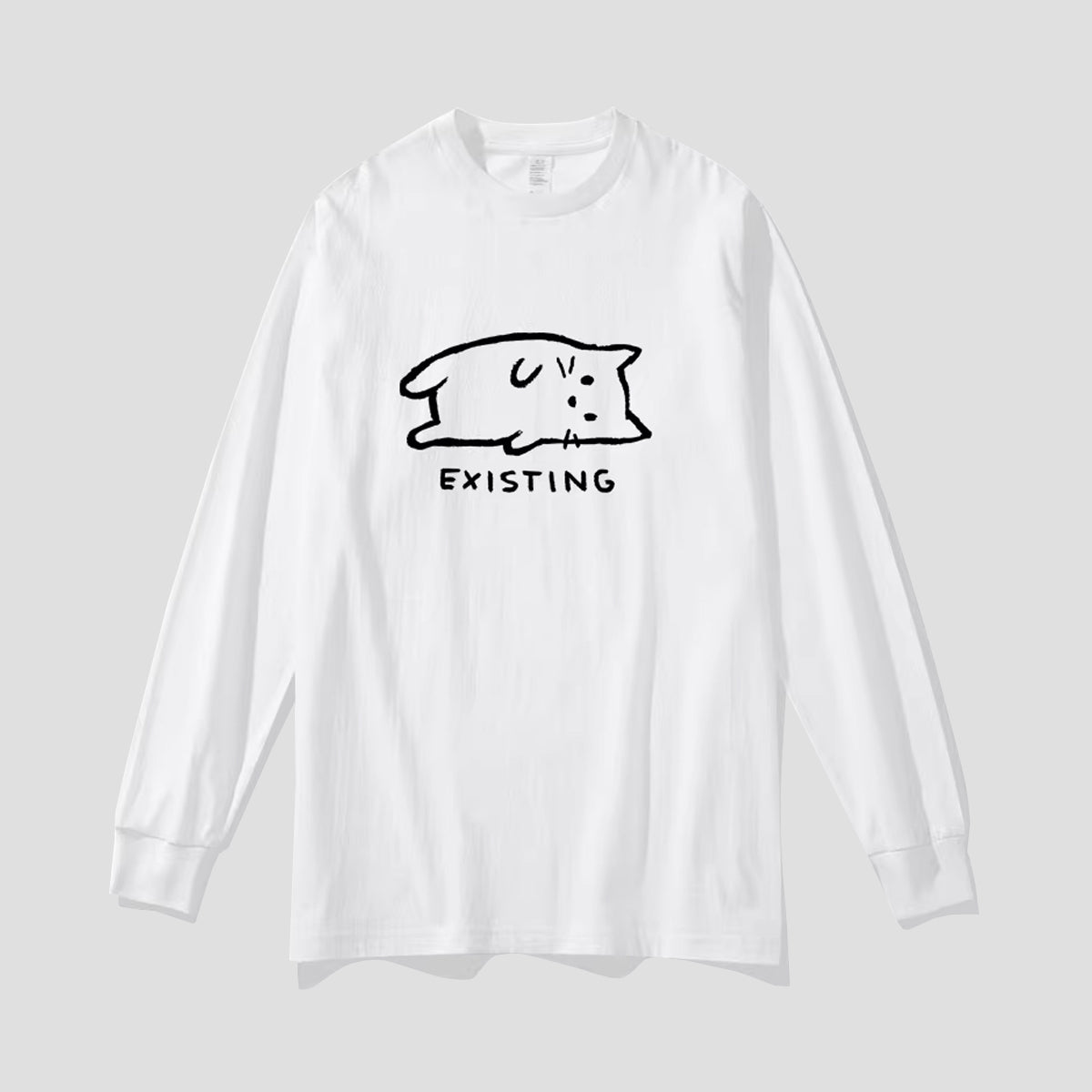 エグジスティング・キャット ロングスリーブTシャツ