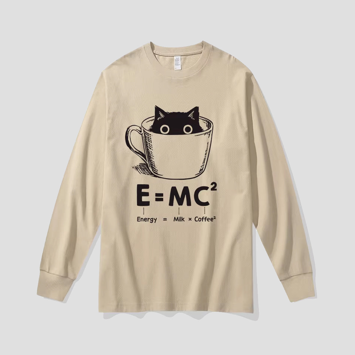 キャットコーヒー ロングスリーブTシャツ