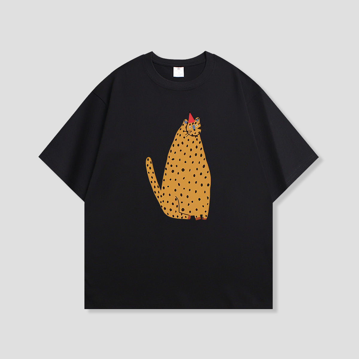 ドットロングキャット Tシャツ
