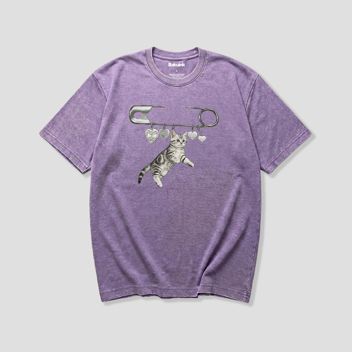 【予約】セーフピンキャット チャームグラフィックTシャツ
