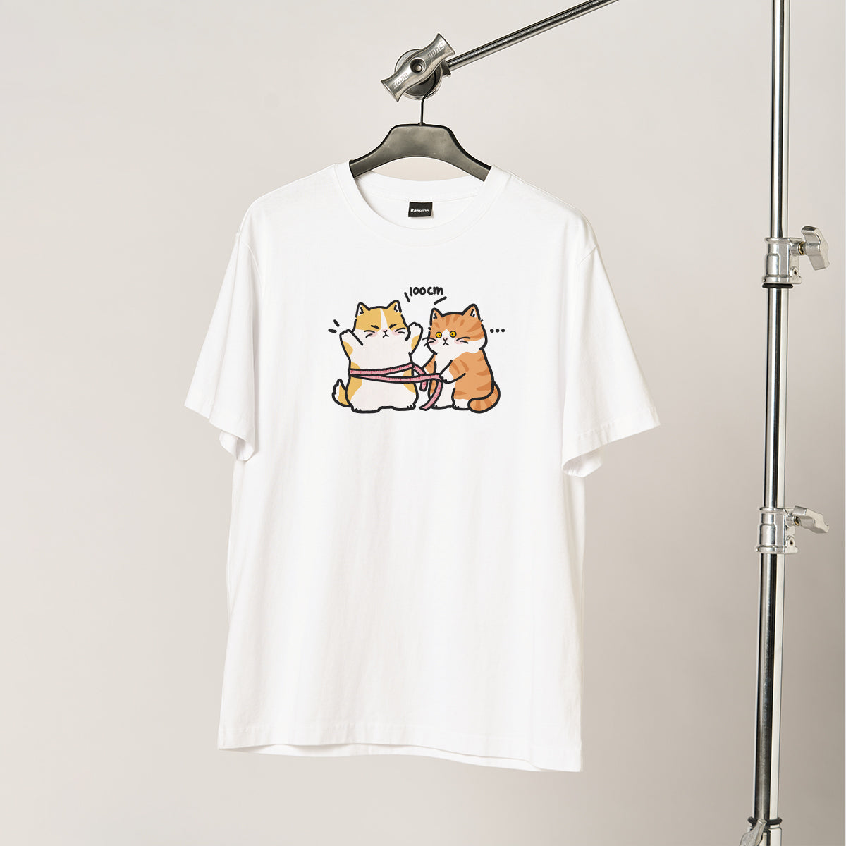 VINTAGE - アニマルデザイン アート キャット 猫Tシャツ A3703A
