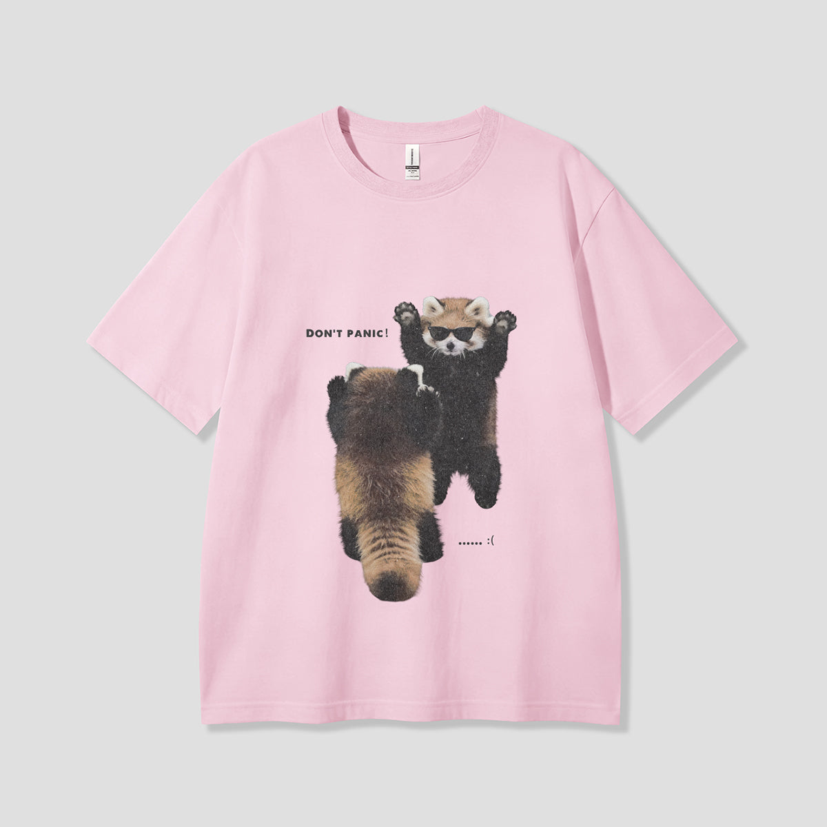【予約】DON'T PANIC レッサーパンダ グラフィックTシャツ