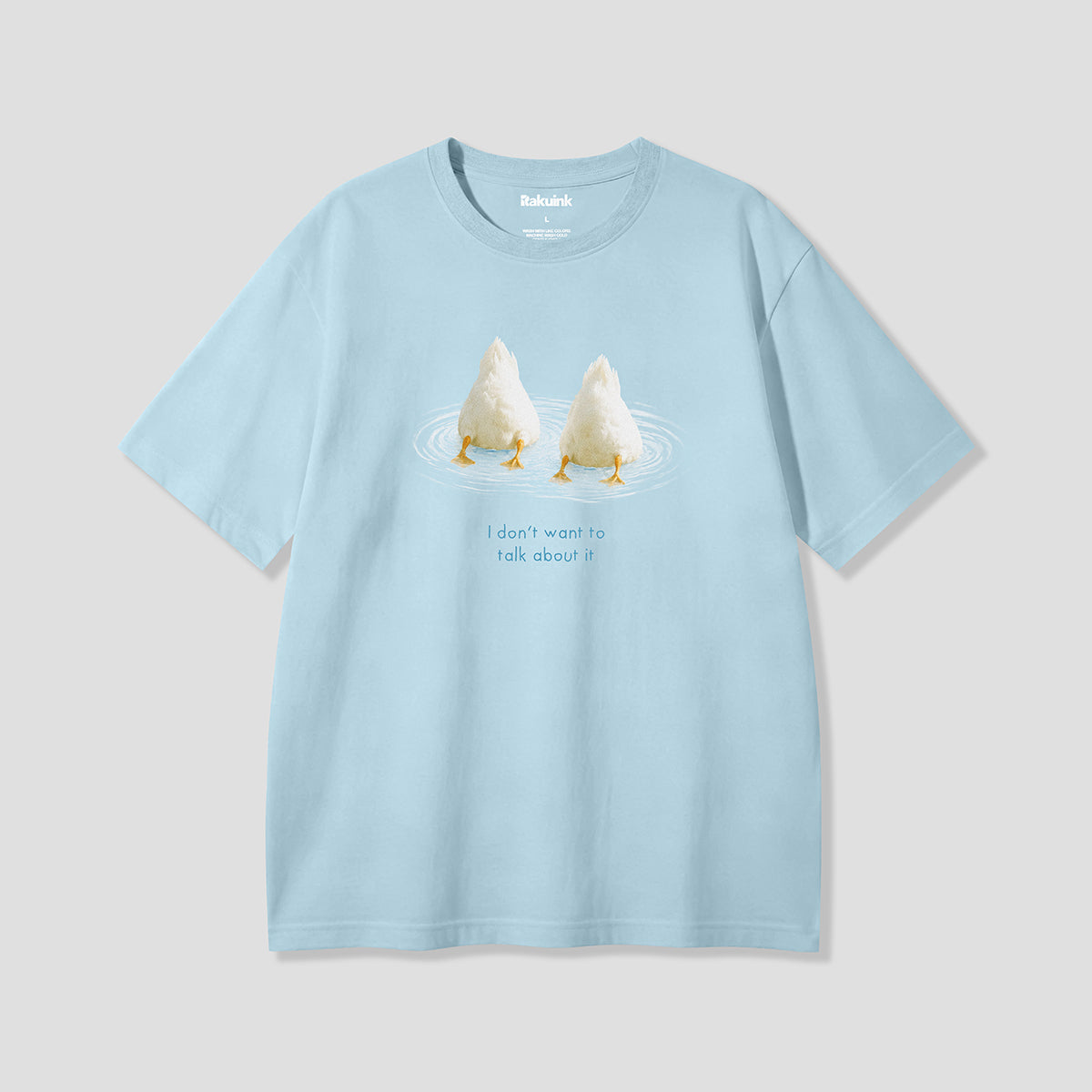 【予約】会話拒否アヒル グラフィックTシャツ