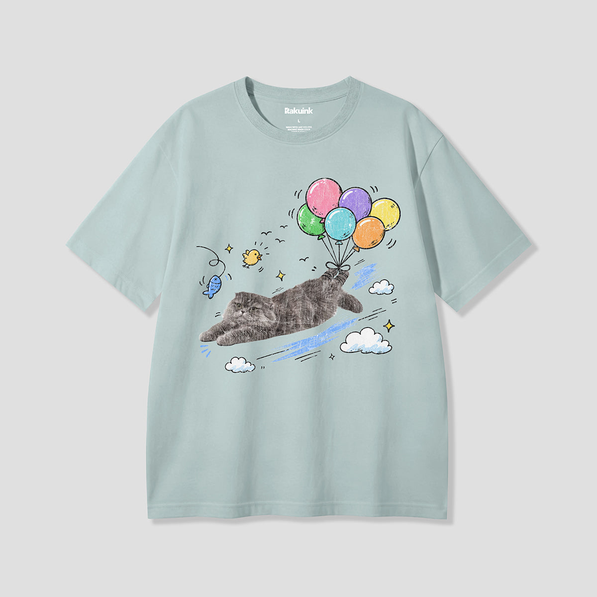 【予約】つれてかないでフィッシュ グラフィックTシャツ