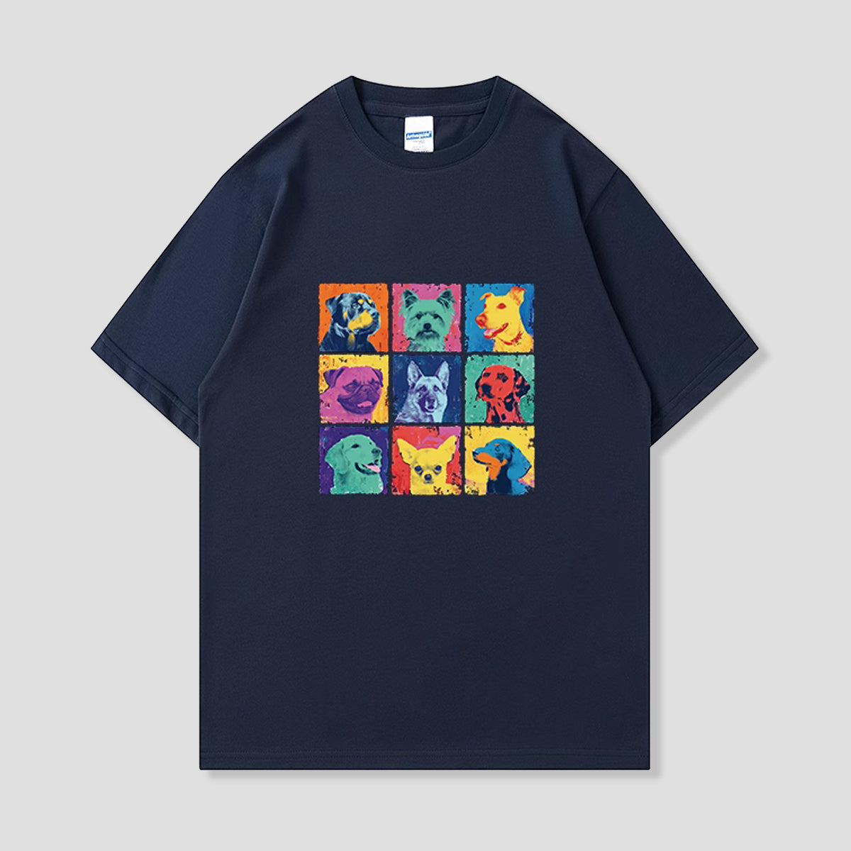 ドッグ・ポップ・ポートレートTシャツ