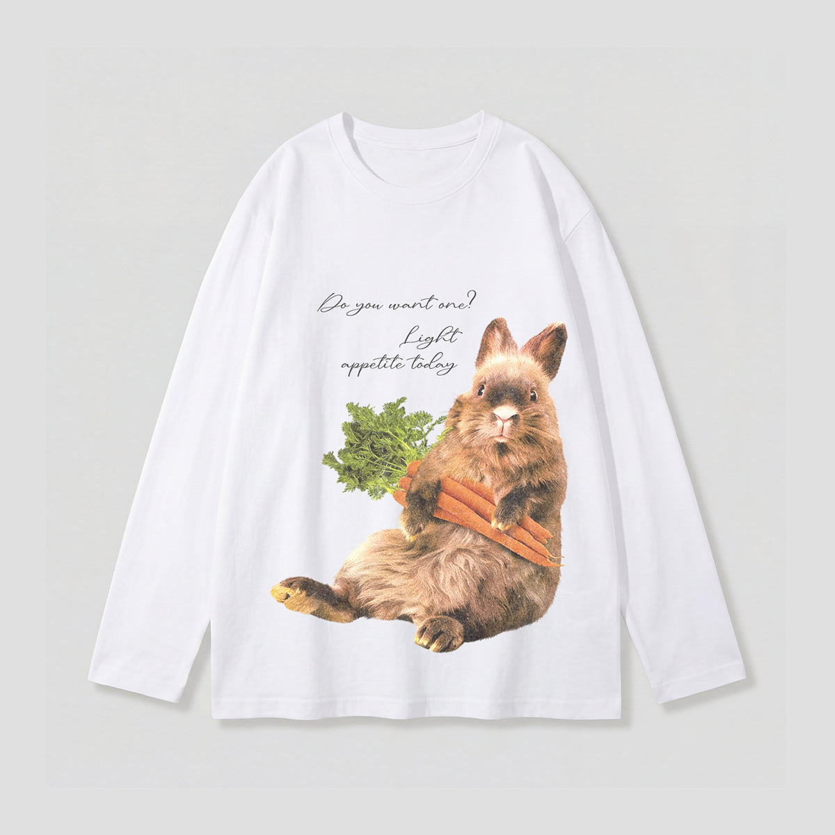 【予約】キャロット泥棒ラビット グラフィック ロングスリーブ