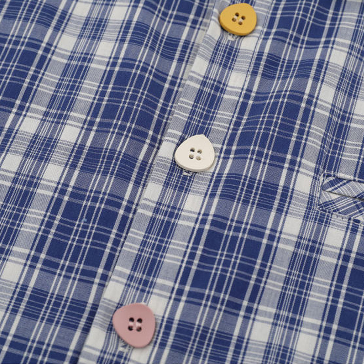 マルチカラーボタン チェックシャツ – RakuInk