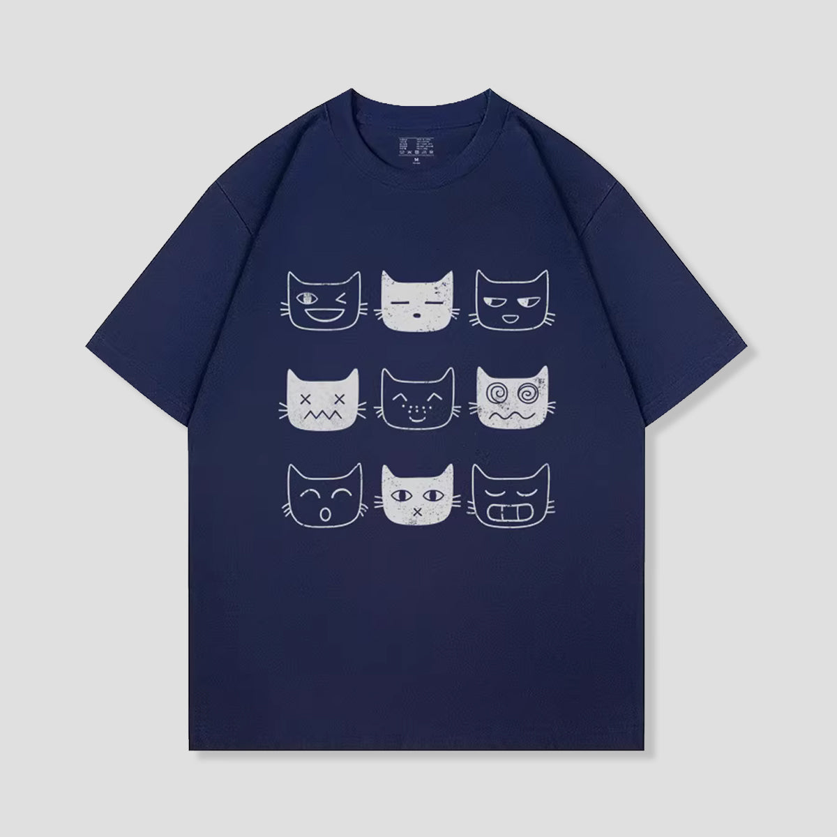 にゃんフェイスTシャツ