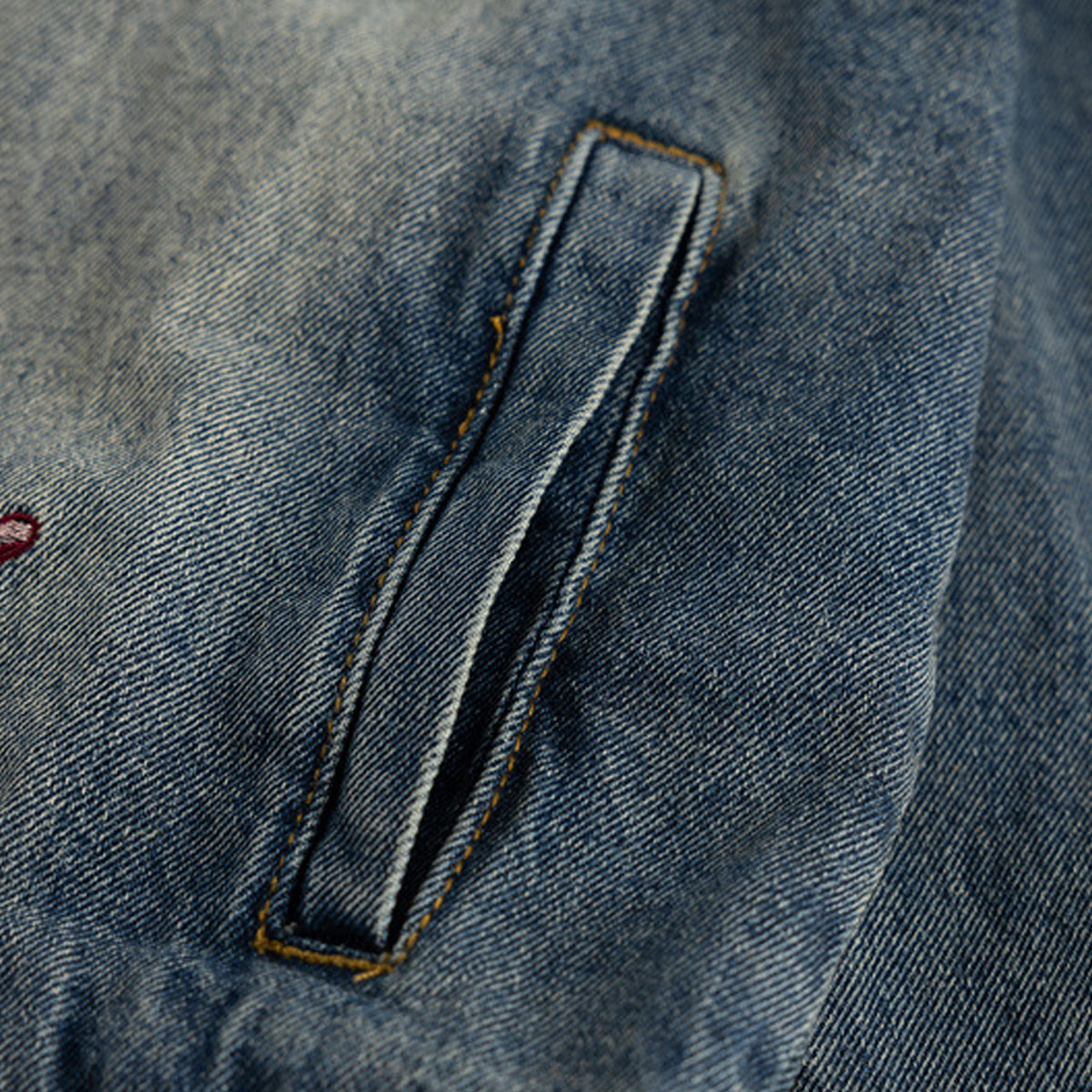 フローラル刺繍 デニムジャケット – RakuInk