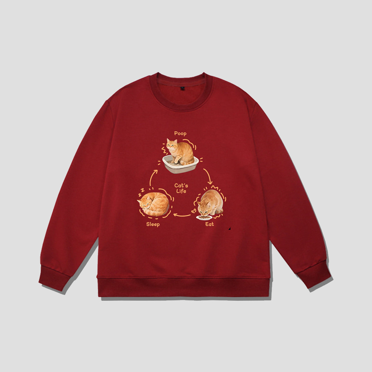 CAT’S LIFE サイクルグラフィック スウェット