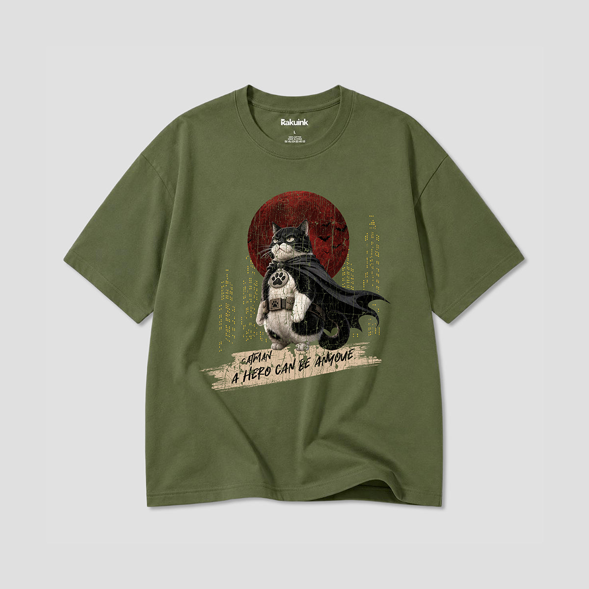 【予約】ヒーローキャット グラフィックTシャツ