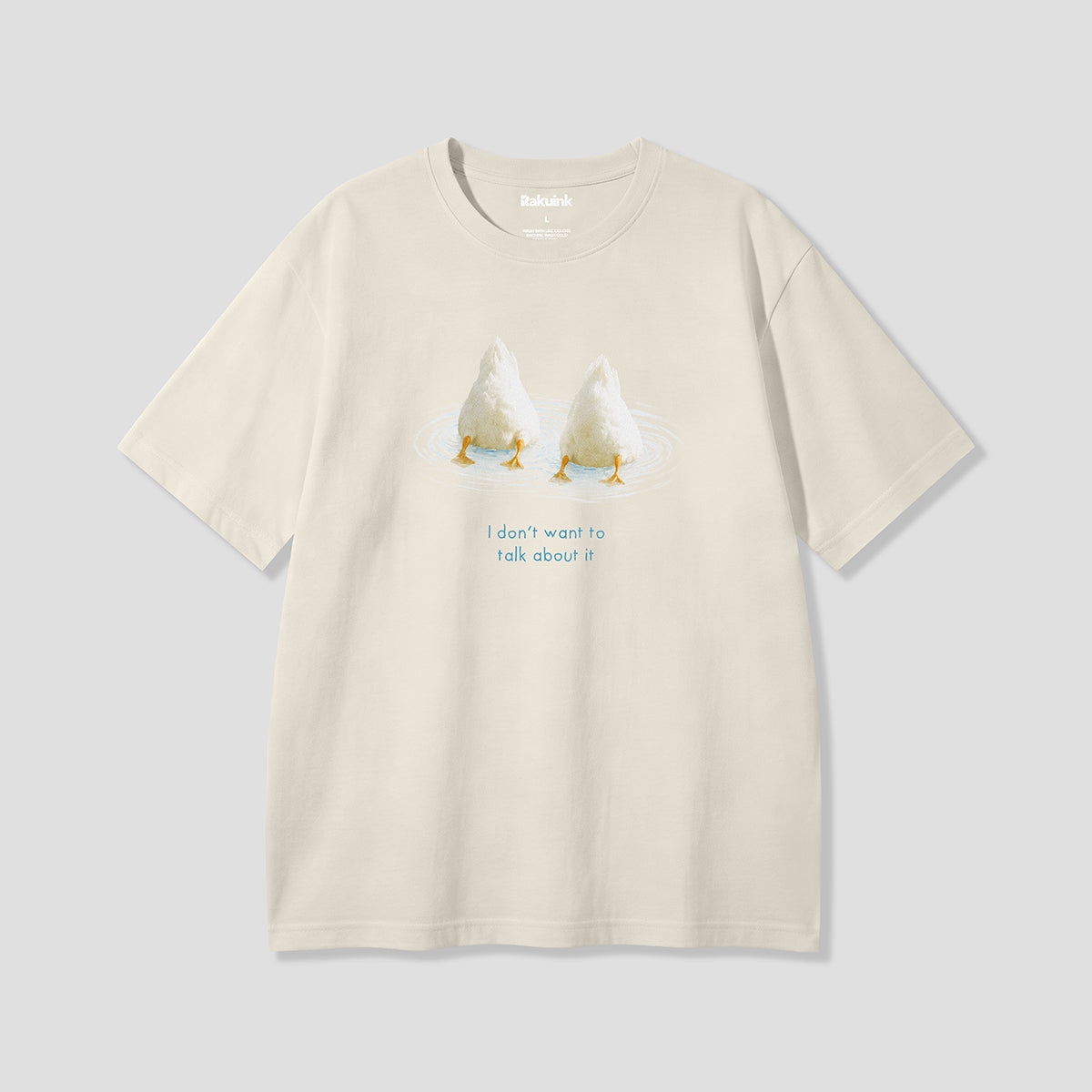 【予約】会話拒否アヒル グラフィックTシャツ