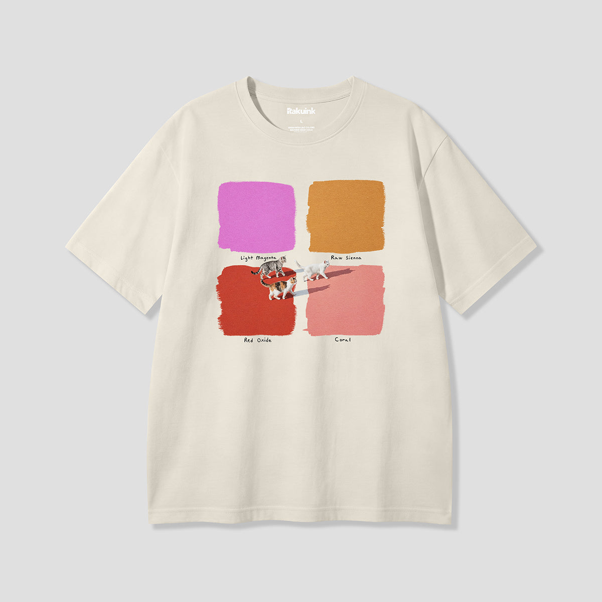【予約】カラースウォッチキャット グラフィックTシャツ