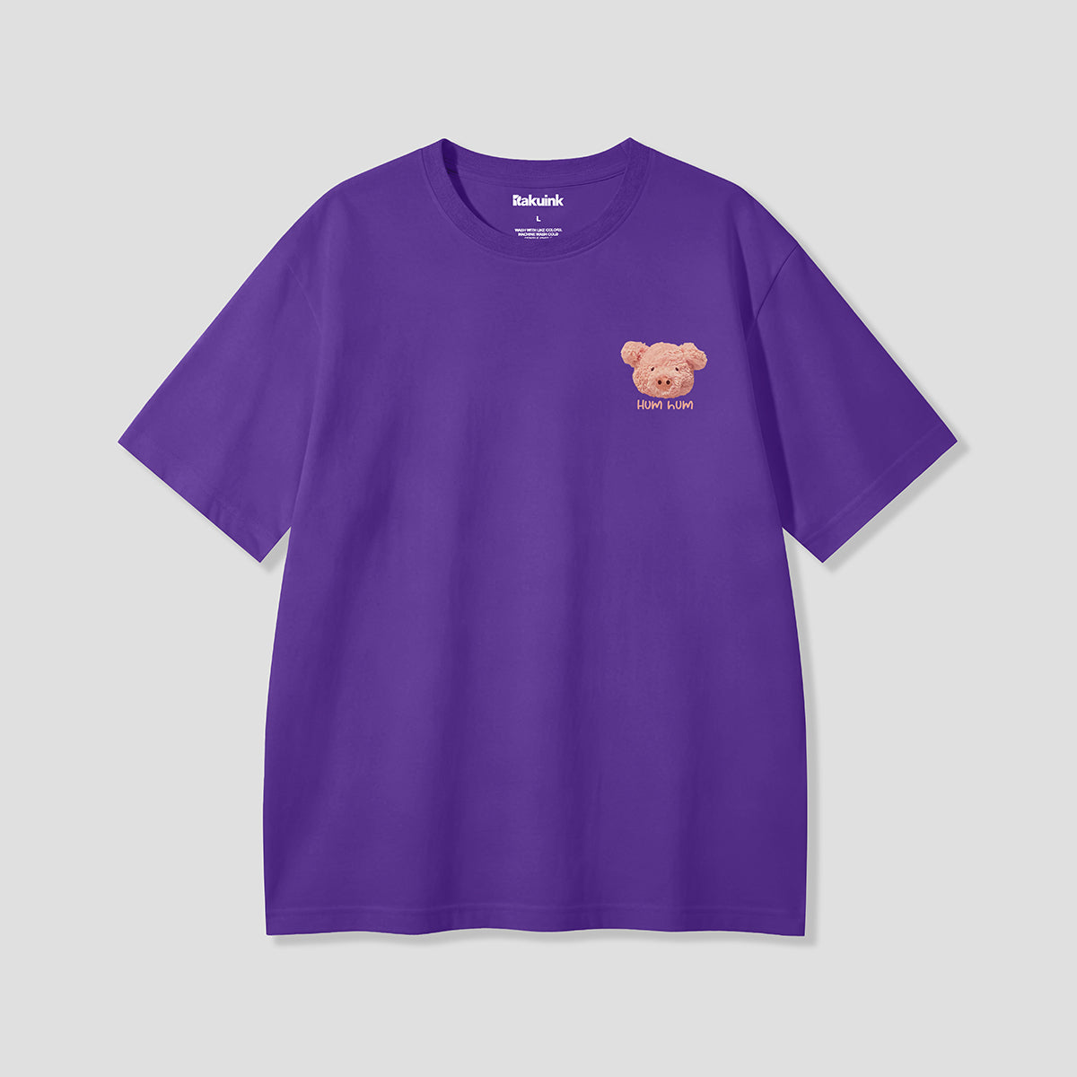 【予約】HUM HUM ピッグ グラフィックTシャツ