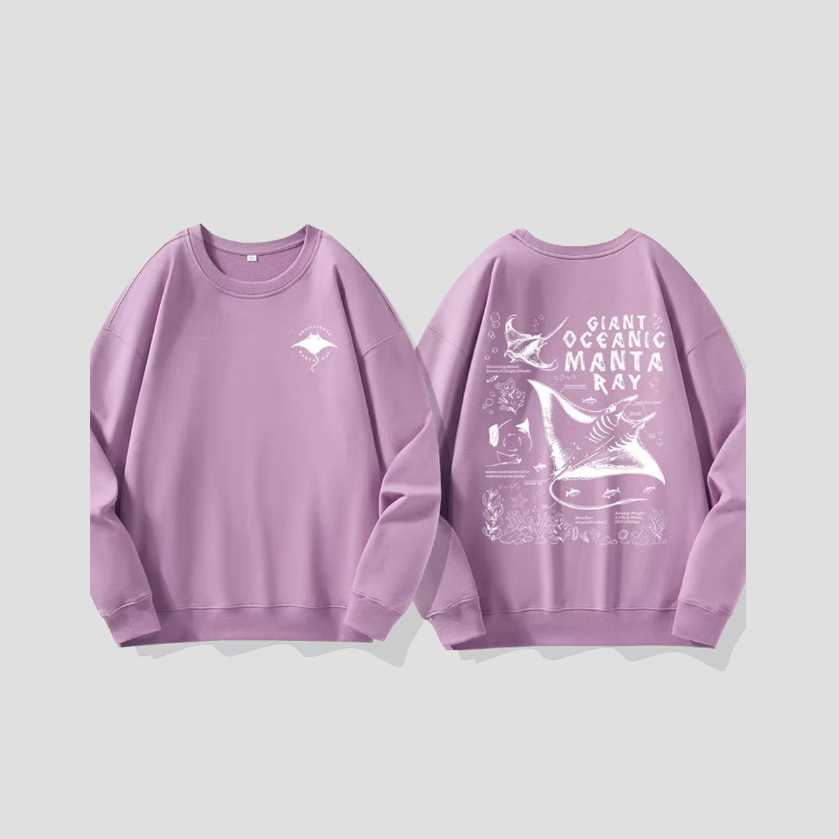 マンタレイ グラフィック スウェット