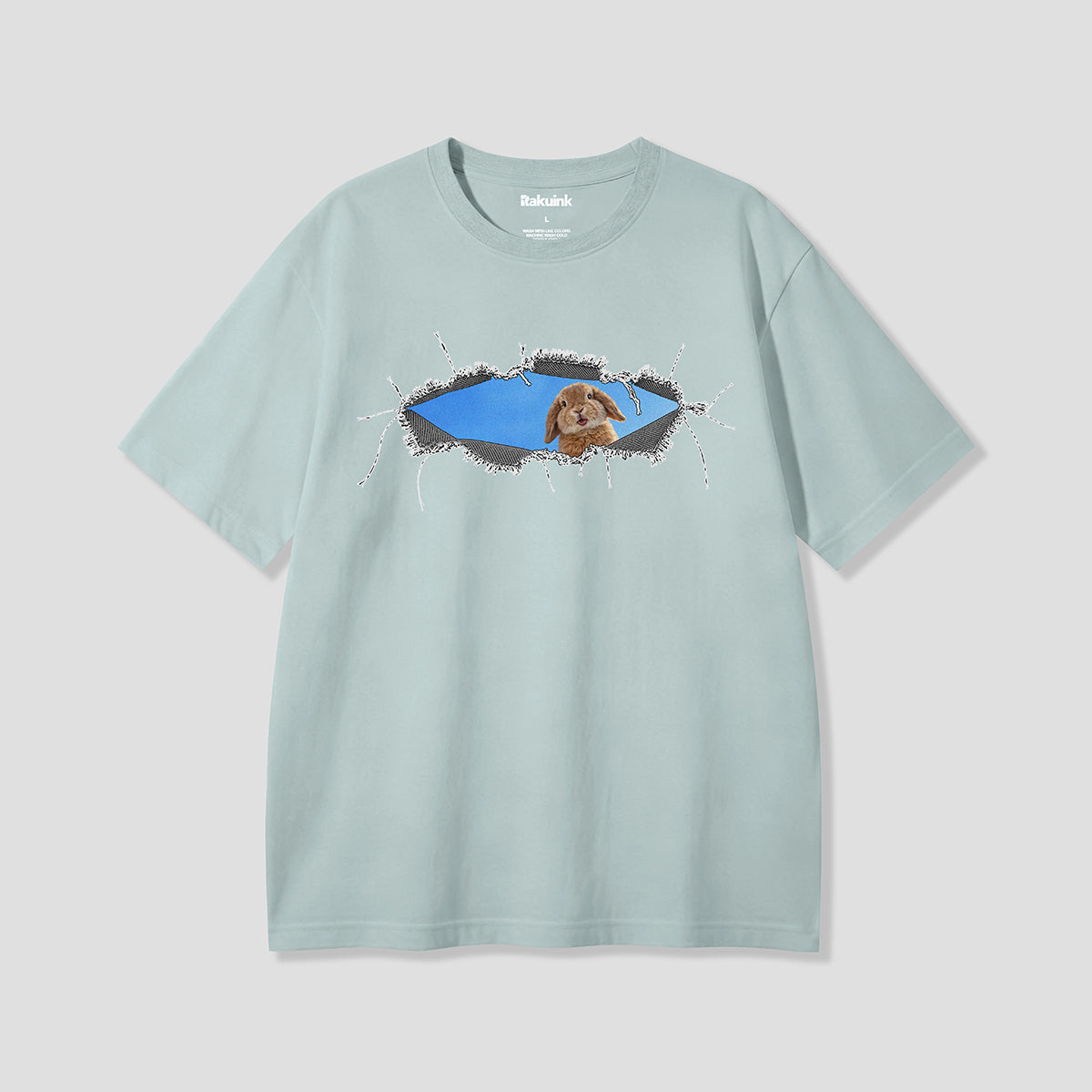 【予約】クラッシュホールラビット グラフィックTシャツ