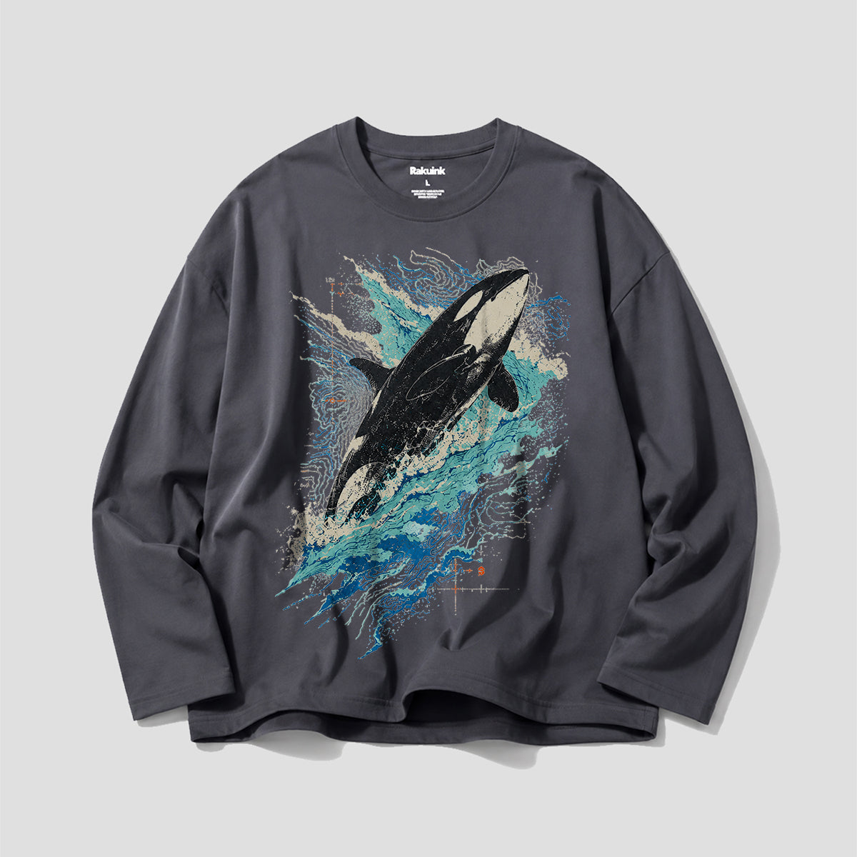 シャチオーシャン ロングスリーブTシャツ