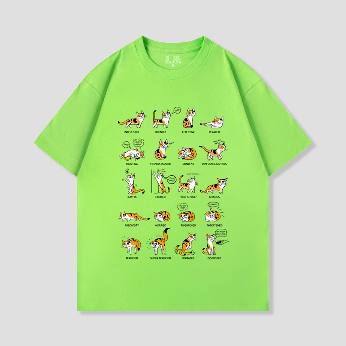 キャットボディランゲージTシャツ