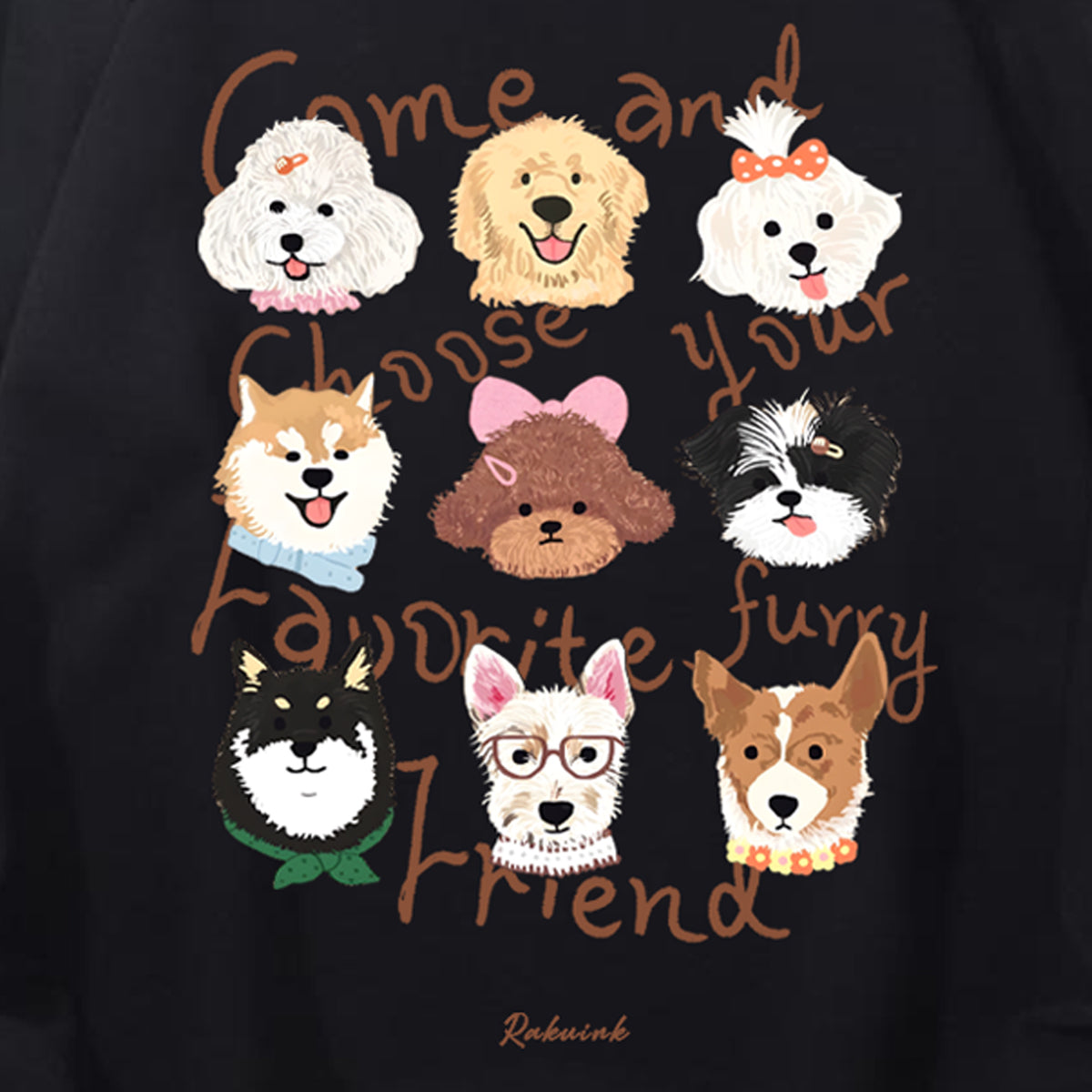 予約】マルチドッグフレンズ スウェット – RakuInk