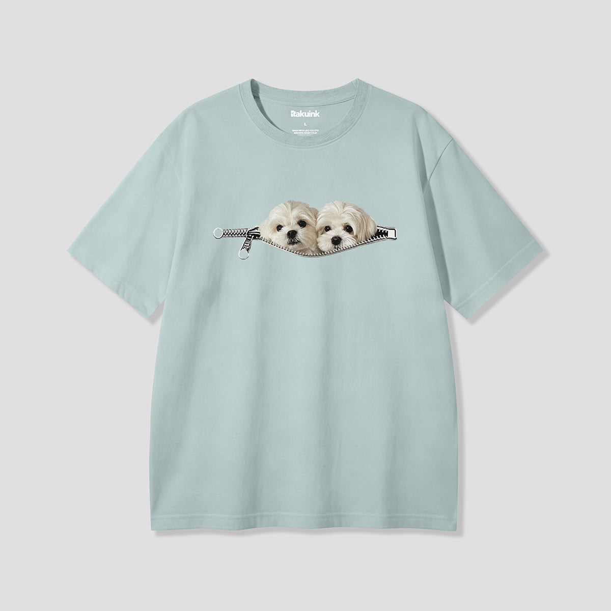 【予約】ジップポケットドッグ グラフィックTシャツ