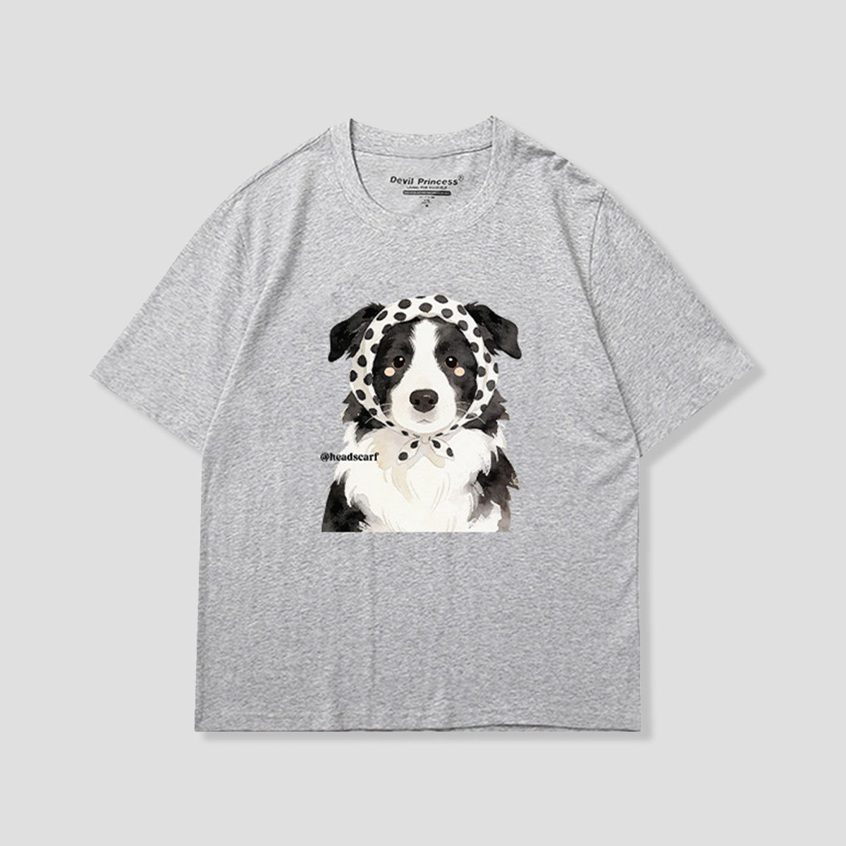 ドットスカーフボーダー グラフィックTシャツ