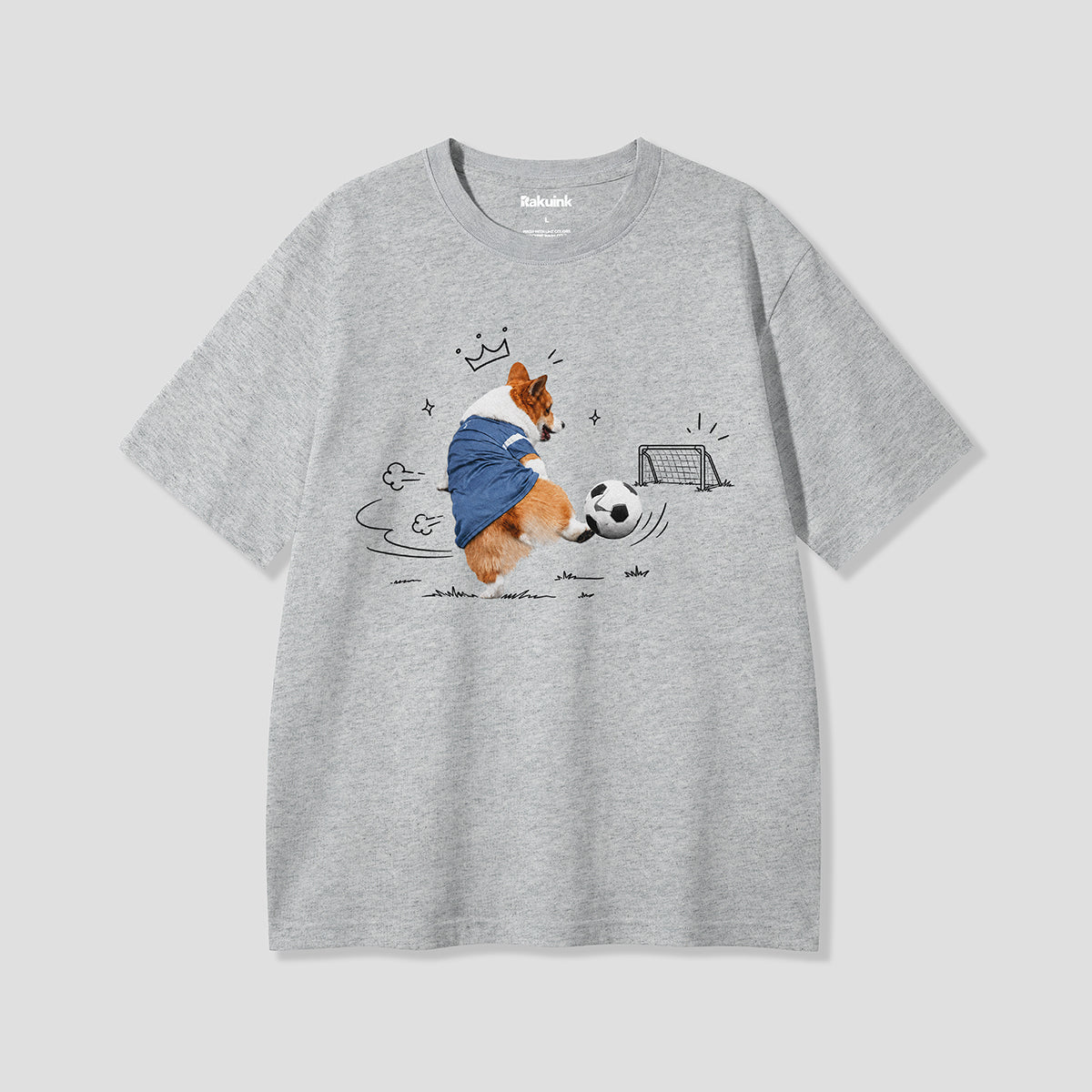 【予約】キングシュートコーギー グラフィックTシャツ
