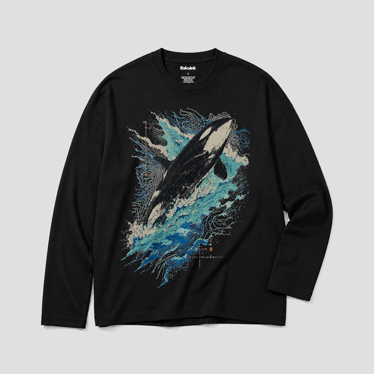 シャチオーシャン ロングスリーブTシャツ