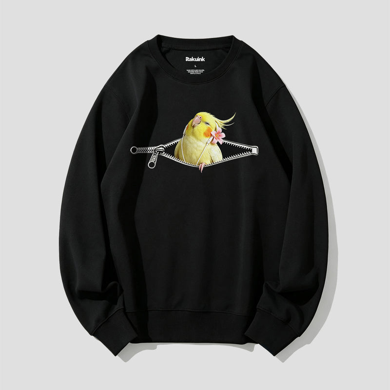 ジップオカメインコ グラフィックスウェット