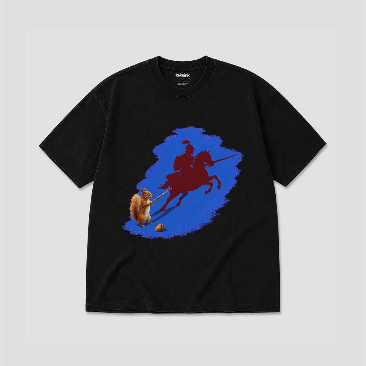夢見るリス ナイト グラフィックTシャツ