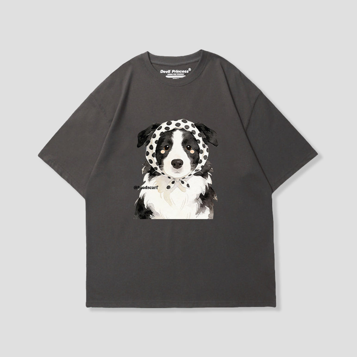 ドットスカーフボーダー グラフィックTシャツ