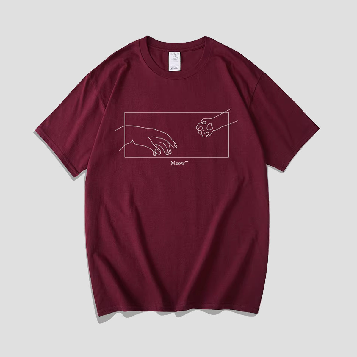 猫の手のミケランジェロTシャツ