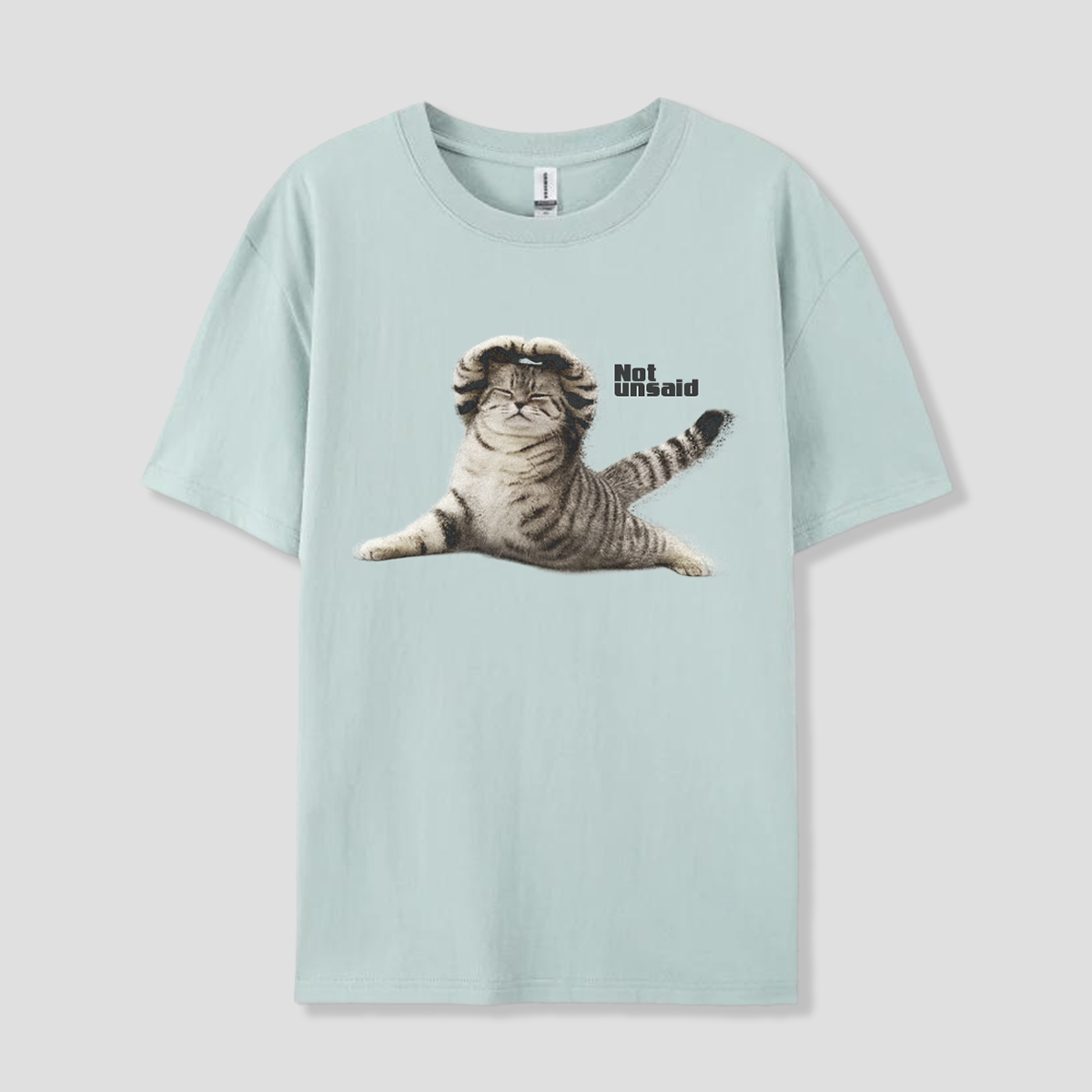 【予約】Not unsaid ストレッチキャット Tシャツ