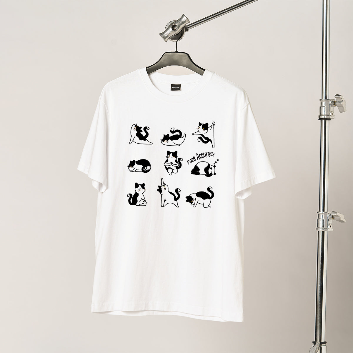Neko Family｜ヨガポーズ担当Tシャツ