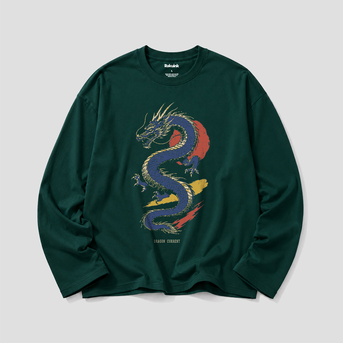 蒼龍 グラフィック ロングスリーブTシャツ