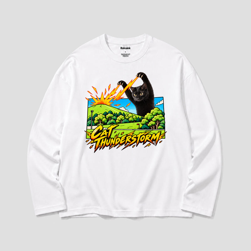 【予約】キャットサンダーストーム ロングスリーブTシャツ