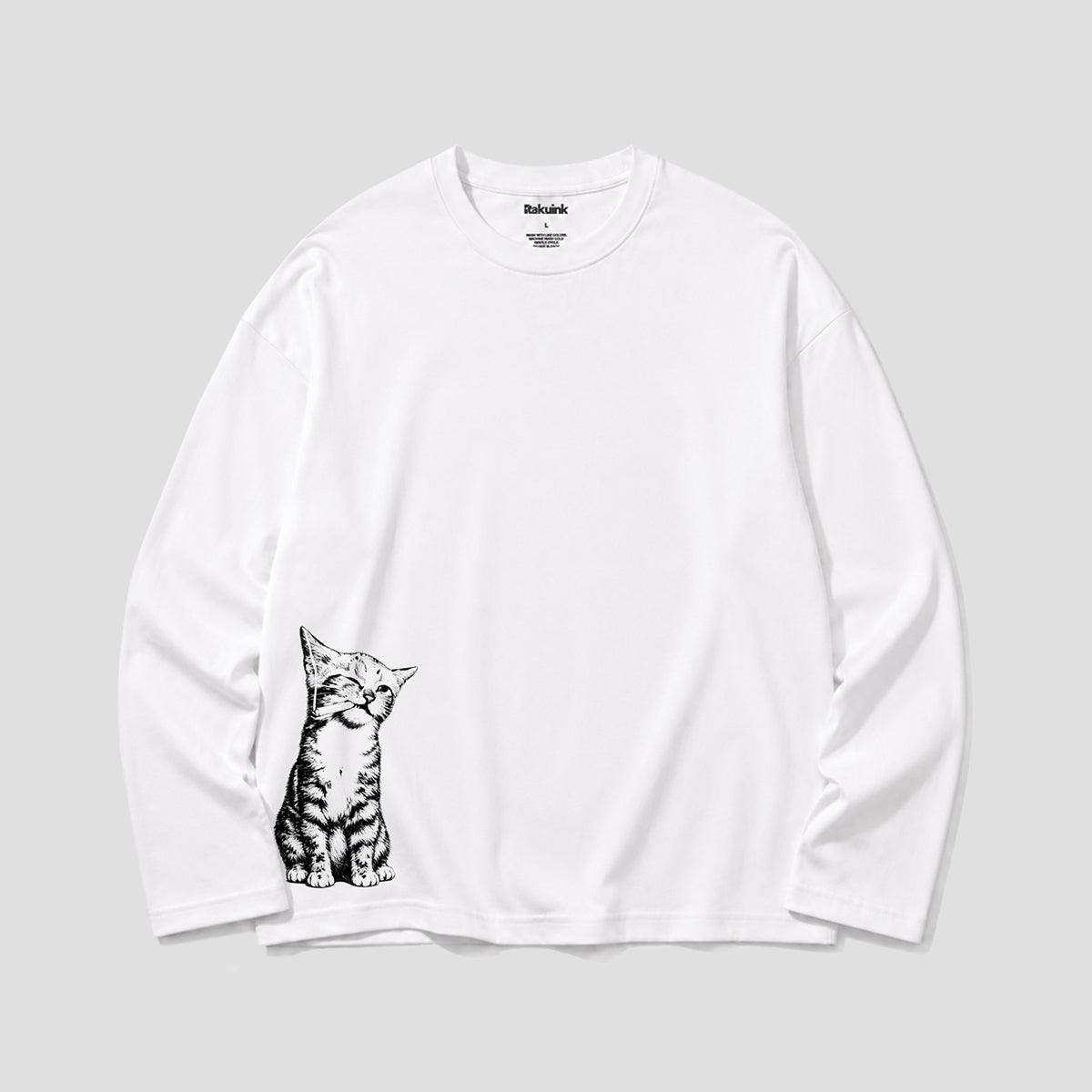 【予約】ひょっこりキャット ロングスリーブTシャツ