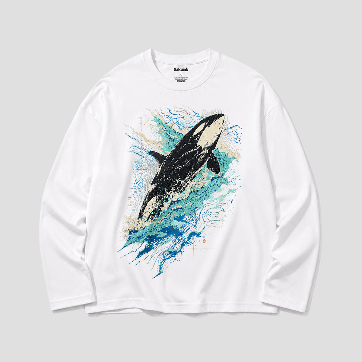 シャチオーシャン ロングスリーブTシャツ